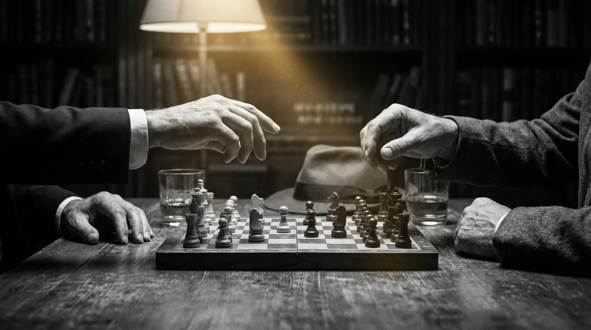 柳岩热舞上下失守 艺术探索系列 - 非线性叙事，棋盘上的对弈象征命运的交错